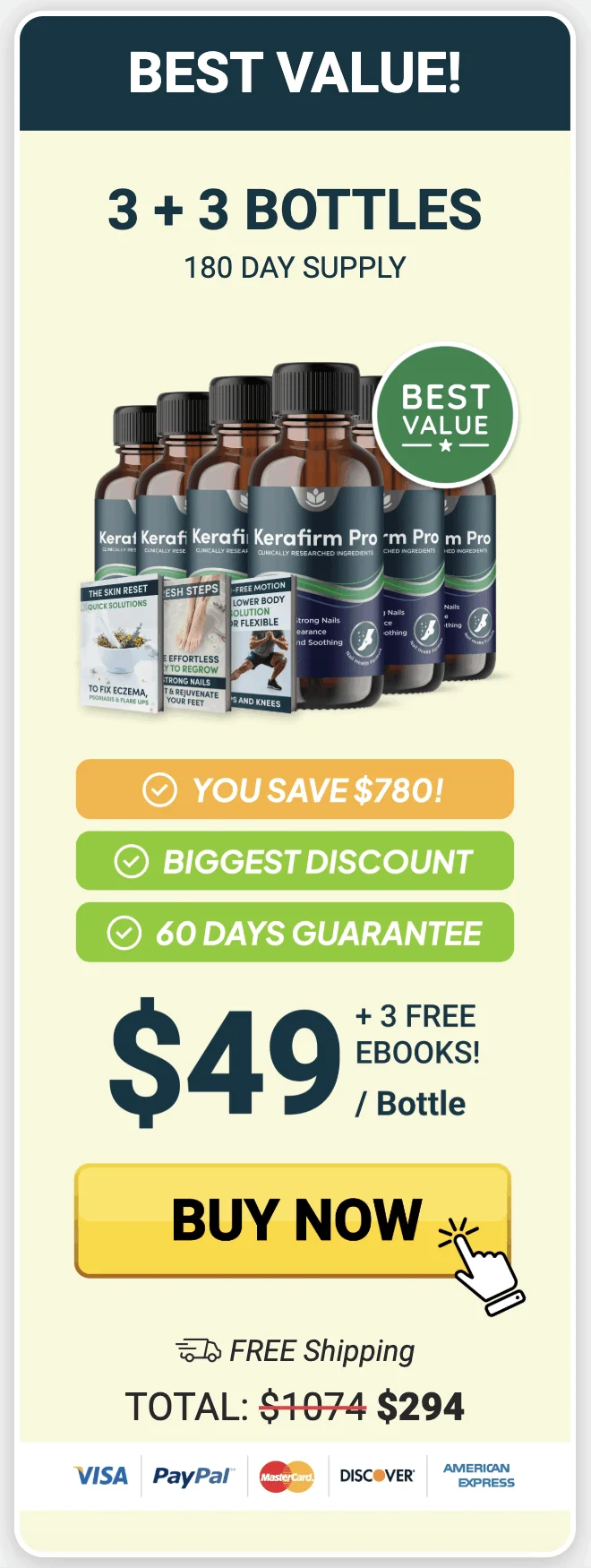 KeraFirm Pro 6 Bottles